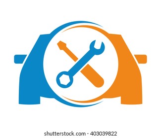 wrench key screwdriver car vehicle transportation car automotive garage drive dealer image icon
