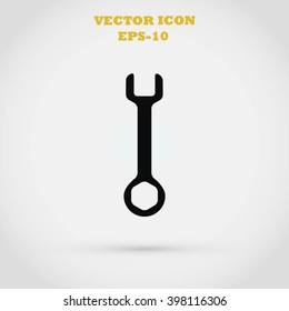 Wrench key sign icon