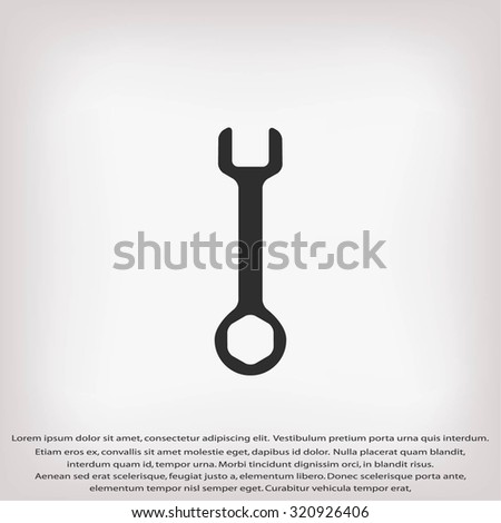 Similar – Image, Stock Photo Two wrench large and small with price tag purple background