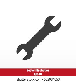 Wrench key sign icon. Service tool symbol
