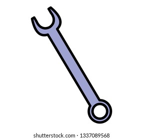 wrench key tool icon