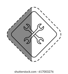 wrench key tool icon