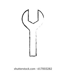 wrench key tool icon