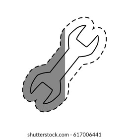 wrench key tool icon