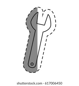 wrench key tool icon