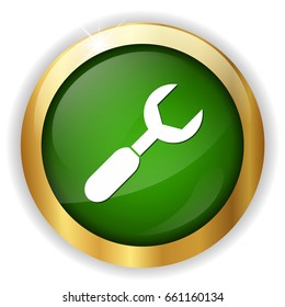 wrench key tool icon