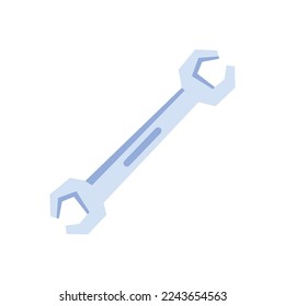 wrench key tool isolated icon