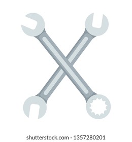 wrench keys tools crossed