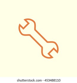  wrench line icon
