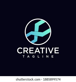 Wrench logo design vector template