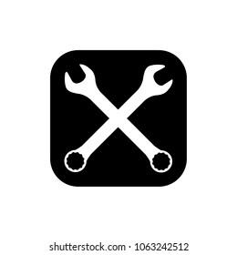 Wrench logo, icon
