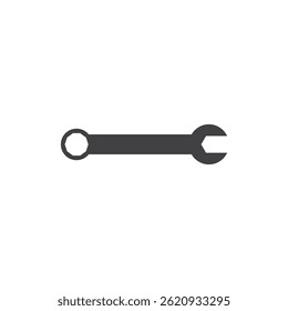 Wrench logo vector flat design