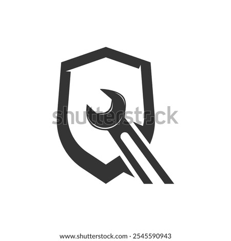 Wrench Logo vector Icon Design. Service logo vector icon illustration  Design.