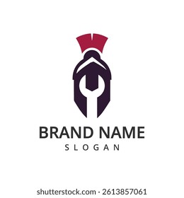 Wrench Logo vector Icon Design.Warrior service icon design vector 