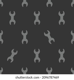 wrench machine service, maintenance mode background seamless pattern for wrapping paper, wallpapers and textile print eps vector