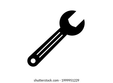 Wrench maintenance and repair symbol vector icon