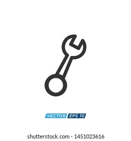 Wrench Mechanic Icon Vector Design Illustration 