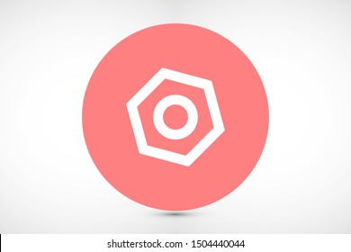 Wrench nuts and bolt icon. services icon or button isolated vector illustration on transparent background. Machinery symbol. Gear sign.Wrench nuts and bolt icon Cogwheel icon.
