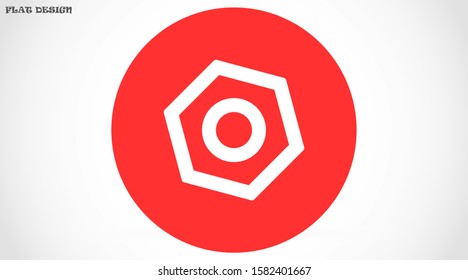 Wrench nuts and bolt icon. services icon or button isolated vector illustration on transparent background. Machinery symbol. Gear sign.Wrench nuts and bolt icon Cogwheel icon.  