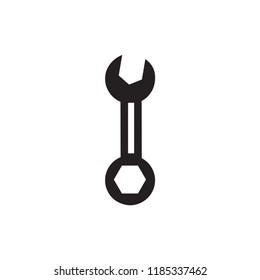 wrench for nuts vector icon