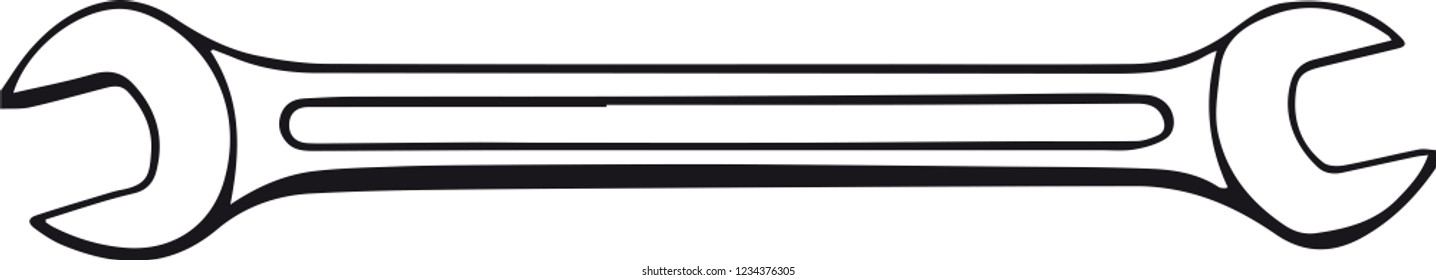 wrench on transparent background
