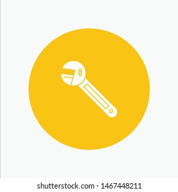 Wrench, Option, Tool, Spanner, Tool. Vector Icon Template background