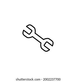 Wrench Outline icon simple vector perfect illustration