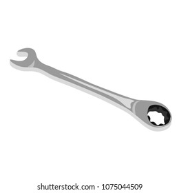 Wrench with ratchet