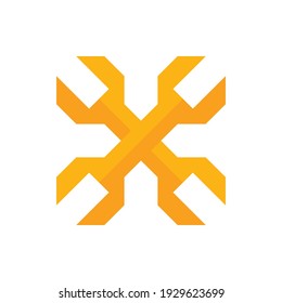 Wrench, Repair Flat Icon Logo Illustration Vector Isolated. Labour Day, May Day, Industry, And Construction Icon-Set. Suitable for Web Design, Logo, App, and Upscale Your Business.