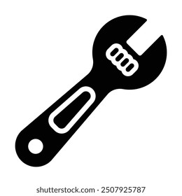 Wrench Repair Tools Icon, Vector Graphics
