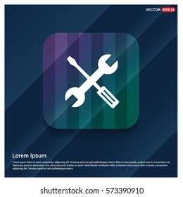 Wrench And Screw Driver Icon