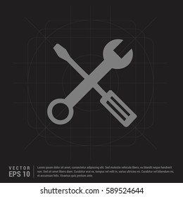 Wrench And Screw Driver Icon