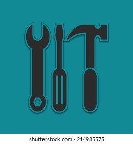 Wrench Screwdriver Hammer