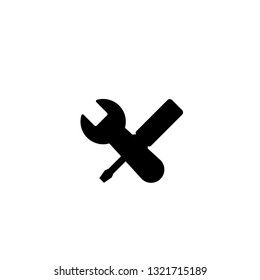 wrench and screwdriver icon