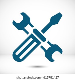 wrench and screwdriver icon