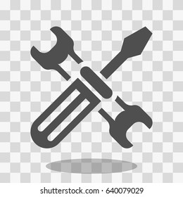 wrench and screwdriver icon