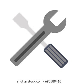 wrench and screwdriver icon image 