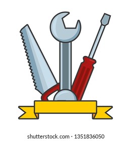 wrench screwdriver saw tool