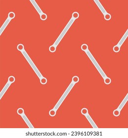 Wrench seamless pattern vector illustration. Suitable for backgrounds, wallpapers, fabrics, textiles, wrapping papers, printed materials, and many more.
