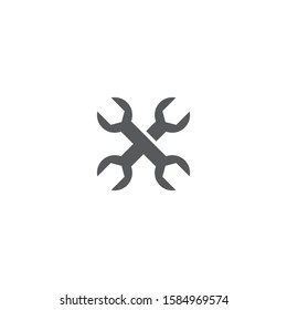 Wrench Service tool logo vector template