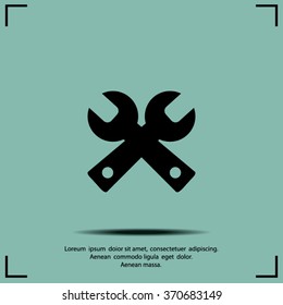 Wrench Service tool symbol