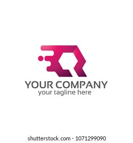 wrench services tech logo template