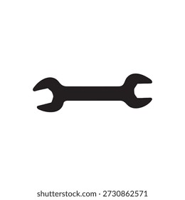 Diseño plano de Vector de icono de silueta de llave.