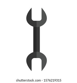 wrench simple clip art vector illustration