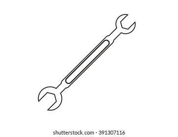 wrench simple illustration