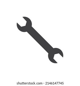 Wrench, spanner, garage tool icon