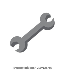 Wrench Spanner Icon Vector Image Stock Vector (Royalty Free) 2139128785