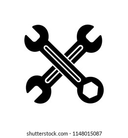 wrench - spanner - mechanic icon vector