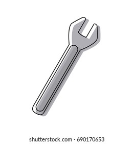 wrench spanner repair tool mechanic or engineer instrument