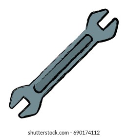 wrench spanner repair tool mechanic or engineer instrument
